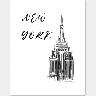 New York - Empire State Building Posters and Art